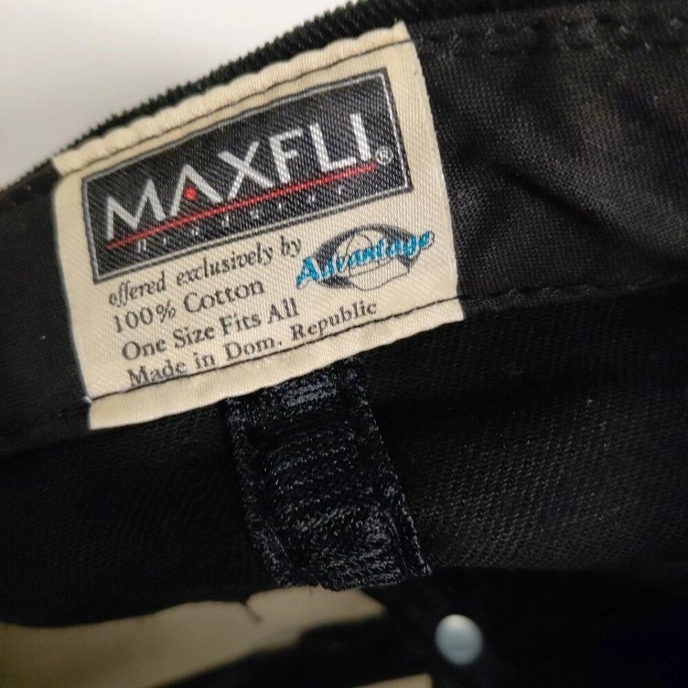 Maxfli Baseball Cap Adjustable Hook & Loop Hat Bl… - image 6